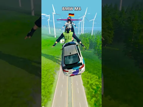Cars vs Anime 😎 BeamNG.drive #beamngdrive #simulator #shorts