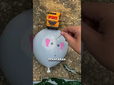 Hanya orang pintar yang bisa menebak tantangan ini Balon Vs air
