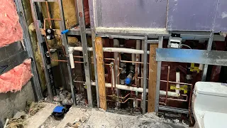 Whole Bathroom Plumbing Renovation