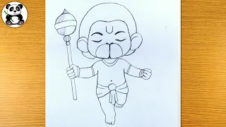 Flying bal hanumanji god pencil sketch | gods drawing for beginners​⁠​⁠​⁠@TaposhiartsAcademy bhi