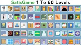 World's Most Satisfying Game (SatisGame) 1 To 60 Levels