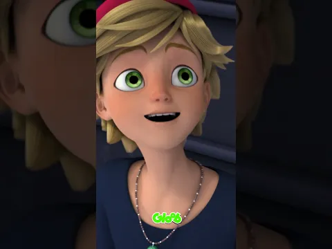 MARINETTE E ADRIEN SE REECONTRAM COM TIKKI E PLAGG! | MIRACULOUS LADYBUG 3ª TEMP | Gloob #shorts