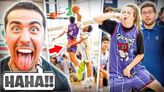 WE TROLLED AN ELITE SHOWCASE IN FRONT OF D1 COLLEGE COACHES!