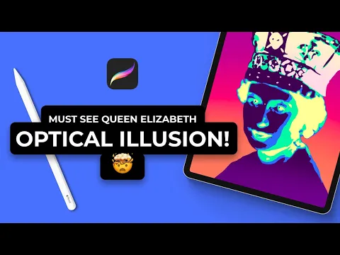 MUST SEE✨Optical Illusion✨Of Queen Elizabeth 🤯#shorts