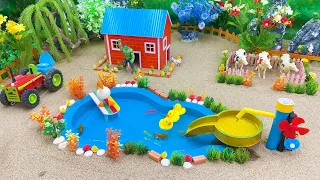 Diy Farming BTM - Make a water pump for the swimming pool on the farm, make a miniature mini farm #7