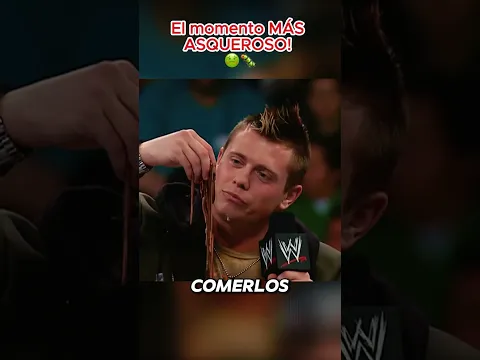¡El momento más ASQUEROSO de la historia de WWE! 🐛 #shorts