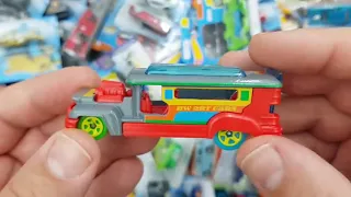 UNBOXING HOT WHEELS - Baja Blazers, Race Day, HW Art Cars, Muscle Mania, HW Glow Wheels, X - Racers