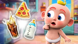 I Wanna Eat Song 👶🍔🍼 | Healthy Eating for Kids 🍼👶 | Funny Kids Songs & Nursery Rhymes
