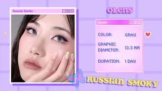 🍬Cotton Candy Makeup 솜사탕 메이크업 🍬OLENS Russian Smoky (Gray, Brown, Olive)