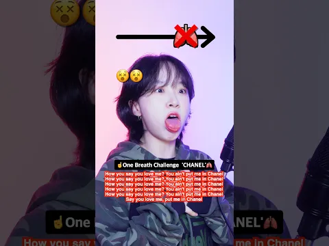 🫁 One-Breath Challenge: “CHANEL” #SingingChallenge