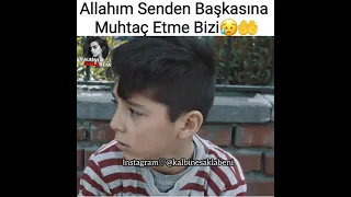 Allah'ım Senden Başkasına Muhtaç Etme😥 #kalbinesaklabeni #ask  #askvideolari #shorts #sokakcocuklari