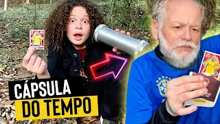 ENTERREI A MINHA FIGURINHA DO NEYMAR NA CÁPSULA DO TEMPO