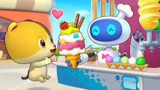 Mesin Penjual Es Krim Ajaib🍧 | Si Imut Timi & Mimi | Lagu Enak Es Krim | BabyBus Bahasa Indonesia