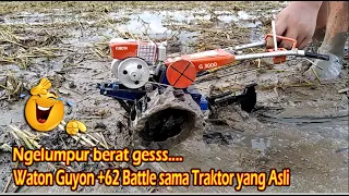 Jowo +62 Miniatur Traktor Lagi Ngelumpur Battle Sama Traktor Yang Asli