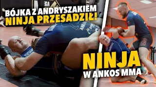 NINJA JAREK PRZESADZIŁ - FAUL na zawodniku KSW - ANKOS MMA