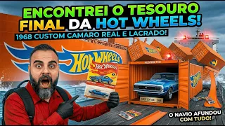 Achei a Garagem Secreta da Hot Wheels no Mar! (Carrinhos em Tamanho Real) 🔥🌊