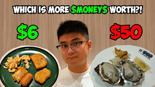 $6 vs $50 Buffet!!! Which is More Money Worth?!