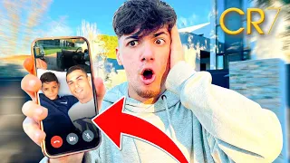 Llamé a Cristiano Ronaldo por Face Time!