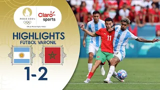 Argentina [1-2] Marruecos: Fútbol | Fase de grupos, varonil en #Paris2024 | Highlights