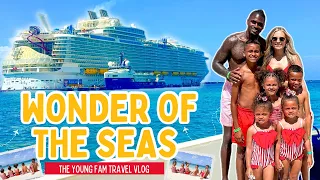 We Took Our Family of 7 on Wonder of the Seas 🚢 (St. Maarten + Cruise Vlog)| Part 1