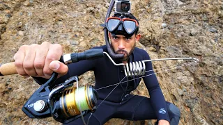FIRST EVER Underwater Ocean Fishing MINI Rod