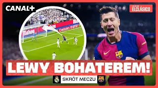 LEWANDOWSKI Z DWOMA GOLAMI W EL CLASICO! REAL - BARCELONA, SKRÓT MECZU