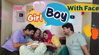Live Baby Gender and Face Reveal | Life With Priya Rao with @WisdomStore &  @RaoParveen