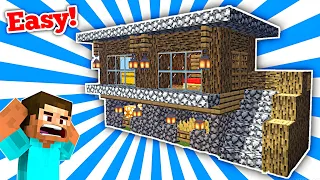 Easy house for Minecraft survival 🔥🔥 #minecraft #viralvideo