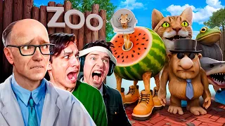 ИТАЛЬЯНСКИЕ МЕМЫ ОХОТЯТСЯ НА НАС в ЗООПАРКЕ в VR! ХОЛИ БАМ, АНАТОХИЧ и ДРЫНДА в Garry’s Mod