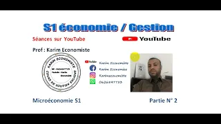 Microéconomie S1 Economie/Gestion Partie 2