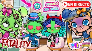 Despidiendo el AÑO con SUBS en Avatar World 🥂Visito las mejores FIESTAS de FIN DE AÑO 🥳 En VIVO ❤️