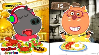 $1 vs $1,000,000 Summer Сamp 💲⭐️ Funny Cartoon For Kids @KatFamilyChannel