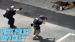 Cop Uses MP7 To Shred Suspect