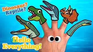 Dinosaur Finger Family | Dinosaur or Marine Reptile | Kids Songs and Nursery Rhymes