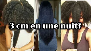 Faire pousser ses cheveux 3 cm en une nuit
