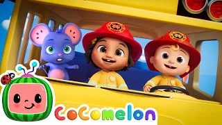 Wheels on the Rescue Bus! 🧑🏻‍🚒 | Cocomelon Animal Time - Nursery Rhymes