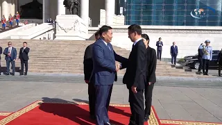 中国副主席韩正访问蒙古国