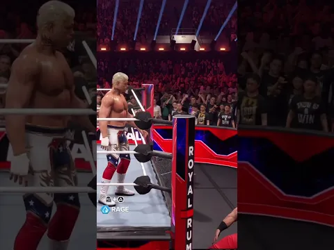 براون سترومان لابس وردي في الرويال رامبل 😂 WWE2k2024