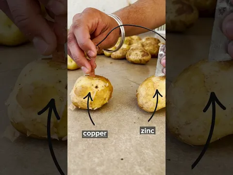 I TRIED TO CHARGE PHONE BY POTATOES