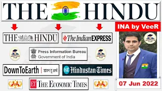 The Hindu Analysis 07 June 2022, Newspaper Editorial Analysis, Current Affairs Today #UPSC #ias #cse