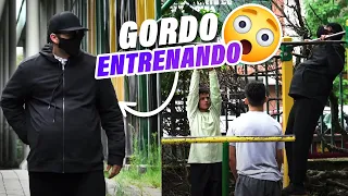 Calistenico Se DISFRAZA De GORDO Y Hace Una BROMA
