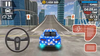 Smash Car Hit - American Car Driving Simulator Impossible Stunts -Android Gameplay Walkthrough
