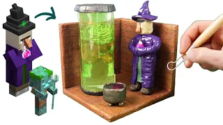 2D to 3D Making Minecraft Resin Diorama