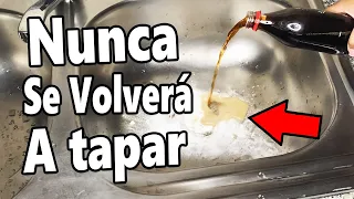 1 PLOMERO me enseñó el Truco para que NO se vuelva a tapar el FREGADERO