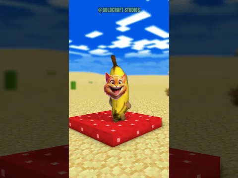 HELP Herobrine Draw Banana Cat Challenge (Bones - Imagine Dragons) #minecraftshorts #herobrine
