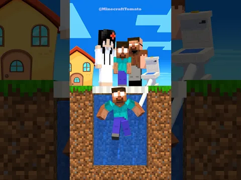 Please HELP Herobrine Family Choose Who is the Real Dad Save #fypシ #minecraftshorts