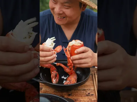 Eat Boston Lobster | TikTok Video|Eating Spicy Food and Funny Pranks| Funny Mukbang
