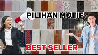 Lima pilihan motif plafon pvc terlaris 2024 |best seller