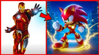AVENGERS but SUPER SONIC VENGERS 🔥|| All Characters (Marvel & DC) 2024