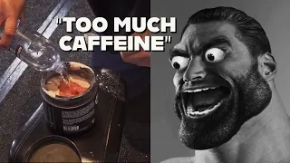 "Aftermath of taking too much caffeine"